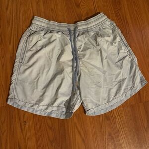 Vilebrequin Light Blue Solid Swim Trunks Size‎ L NWOT